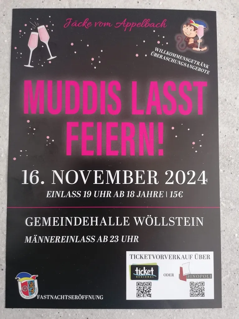 Muddis lasst feiern!